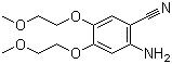 CAS 登錄號(hào)：950596-58-4, 2-氨基-4,5-雙(2-甲氧基乙氧基)苯腈