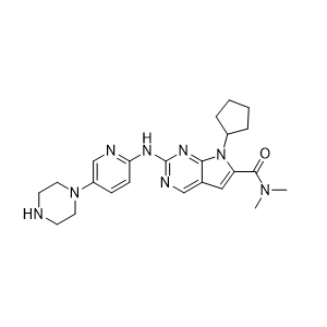 7-環(huán)戊基-N,N-二甲基-2-[[5-(1-哌嗪基)-2-吡啶基]氨基]-7H-吡咯并[2,3-D]嘧啶-6-甲酰胺