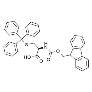 Fmoc-D-Cys(Trt)-OH，N-Fmoc-N'-三苯甲基-D-半胱氨酸