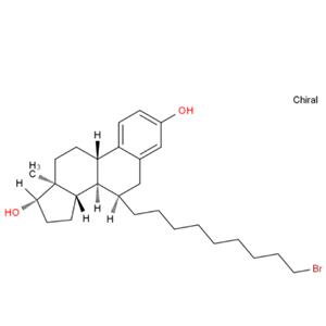 (7A,17B)- 7-(9-溴壬基)雌甾-1,3,5(10)-三烯-3,17-二醇