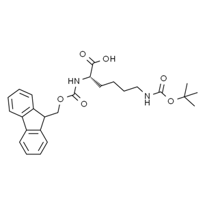 Fmoc-Lys(Boc)-OH，Nα-芴甲氧羰基-Nε-叔丁氧羰基-L-賴氨酸