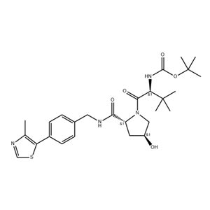 ((S)-1-((2R,4S)-4-羥基-2-((4-(4-甲基噻唑-5-基)芐基)氨基甲?；?吡咯烷-1-基)-3,3-二甲基-1-氧代丁烷-2-基)氨基甲酸叔丁酯