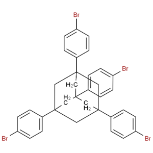 1,3,5,7-四(溴苯基)金剛烷   1,3,5,7-tetrakis(4-bromophenyl)adamantane    144970-36-5 克級(jí)供貨，可按需分裝  