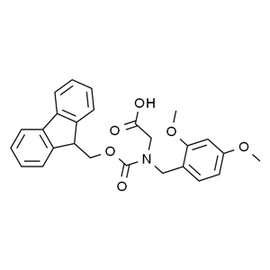 Fmoc-(Dmb)Gly-OH，F(xiàn)moc-N-(2,4-二甲氧基芐基)-甘氨酸