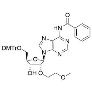 N-苯甲?；?5'-O-[雙(4-甲氧基苯基)苯基甲基]-2'-O-(2-甲氧基乙基)腺苷