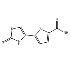 2-甲酰胺-5-(2-巰基-1,3-噻唑-4-基)-噻吩