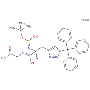 Bos-His(Trt)-Gly-OH，叔丁氧羰基-組氨酸(三苯甲基)-甘氨酸