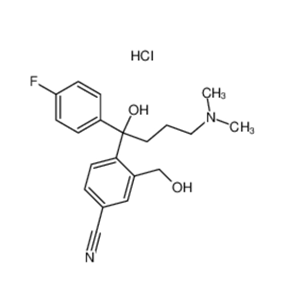 4-[4-(二甲氨基)-1-(4-氟苯基)-1-羥丁基]-3-羥甲基苯腈鹽酸鹽