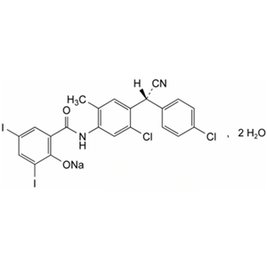 氯氰碘柳胺鈉·二水合物