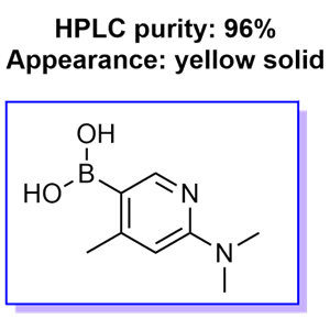 6-二甲氨基-4-甲基吡啶-3-硼酸