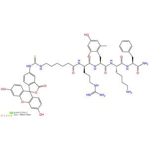 熒光標(biāo)記的線粒體靶向抗氧化劑SS-31、FITC-SS-31、FITC-Ahx-D-Arg-Dmt-Lys-Phe-NH2