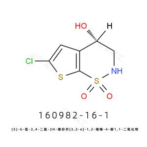 (S)-6-氯-3,4-二氫-2H-噻吩并[3,2-e]-1,2-噻嗪-4-醇1,1-二氧化物