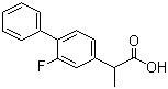 CAS 登錄號(hào)：5104-49-4, 氟比洛芬, (+)-2-(2-氟-4-聯(lián)苯基)-丙酸