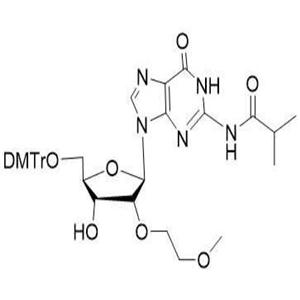 	5'-O-[二(4-甲氧基苯基)苯基甲基]-2'-O-(2-甲氧基乙基)-N-(2-甲基-1-氧代丙基)鳥苷 251647-50-4