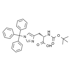Boc-His(Trt)-OH，N-Boc-N'-三苯甲基-L-組氨酸