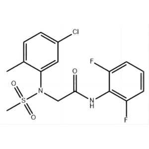 2-(N-(5-氯-2-甲基苯基)(甲基磺?；?氨基)-N-(2,6-二氟苯基)乙酰胺