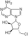 CAS 登錄號：892-48-8, 5'-氯-5'-脫氧腺苷