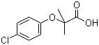 CAS 登錄號(hào)：882-09-7, 4-氯苯氧異丁酸, 對(duì)氯苯氧異丁酸, 2-(4-氯苯氧基)-2-甲基丙酸