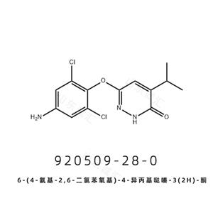 6-(4-氨基-2,6-二氯苯氧基)-4-異丙基噠嗪-3(2H)-酮  MGL-3196中間體