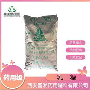 乳糖新批號，矯味劑可用，有本案登記號