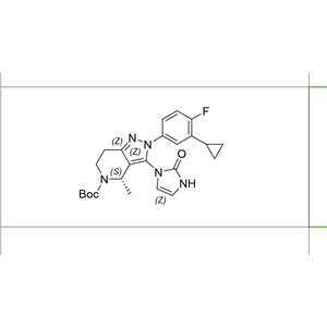 （S）-2-（3-環(huán)丙基-4-氟苯基）-4-甲基-3-（2-氧代-2,3-二氫-1H-咪唑-1-基）-2,4,6,7-四氫-5H-吡唑并[4,3-c]吡啶-5-羧酸叔丁酯