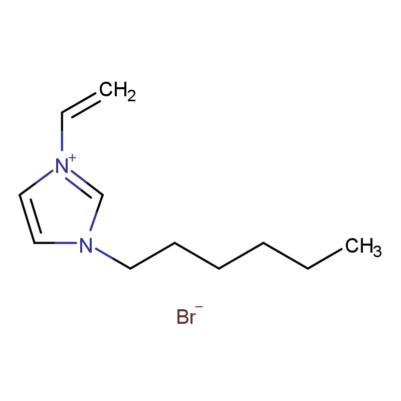 74921-79-2 1-乙烯基-3-己基咪唑溴鹽 結(jié)構(gòu)式圖片