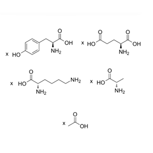 醋酸格拉替雷是髓鞘堿性蛋白的合成類似物和一種免疫調(diào)節(jié)劑，可用于多發(fā)性硬化癥的研究