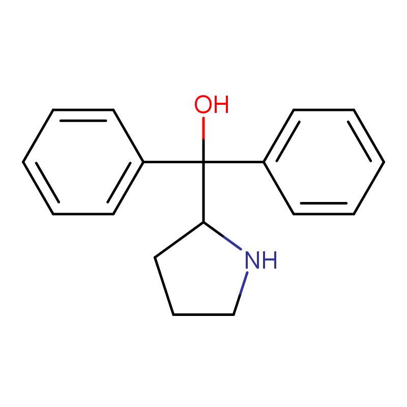 22348-32-9 (R)-(+)-α,α-二苯基脯氨醇 結(jié)構(gòu)式圖片