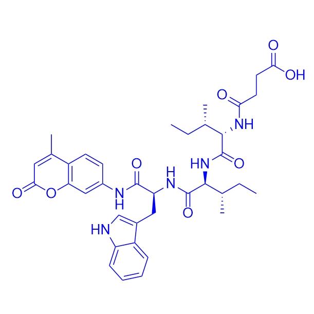 N-Succinyl-Ile-Ile-Trp-AMC 133525-12-9.png