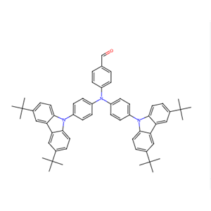 4-{N,N-雙[4-(3,6-二叔丁基咔唑-9-基)苯基]氨基}苯甲醛  熒光染料 