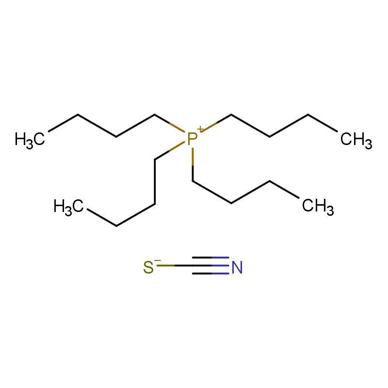 32609-24-8 四丁基膦硫氰酸鹽 結(jié)構(gòu)式圖片