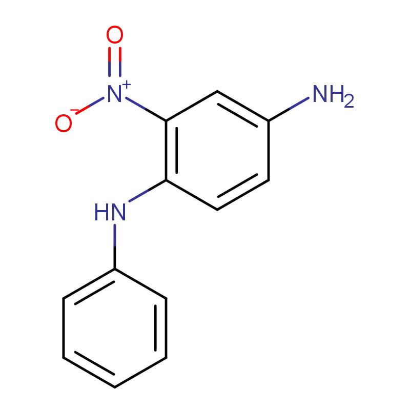 2784-89-6 2-硝基-4-氨基二苯胺 結(jié)構(gòu)式圖片