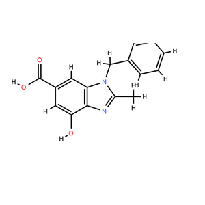 1-芐基-4-羥基-2-甲基-1H-苯并咪唑-6-羧酸（1640981-19-6）