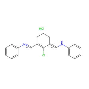 N-((E)-(2-氯-3-((E)-(苯基亞氨基)甲基)環(huán)己-2-烯-1-亞基)甲基)苯胺鹽酸鹽