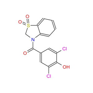 多替諾德3-(3,5-dichloro-4-hydroxybenzoyl)-1,1-dioxo-2,3-dihydro-1,3-benzothiazole