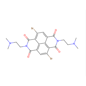 4,9-二溴-2,7-雙(3-(二甲氨基乙基)苯并[LMN][3,8]菲咯林-1,3,6,8(2H,7H)-四酮