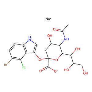 aladdin 阿拉丁 X110183 5-溴-4-氯-3-吲哚基-α-D-N-乙酰神經氨酸鈉鹽(X-NeuNAc) 160369-85-7 97%