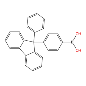 1391922-09-0；[4-(9-苯基-9H-芴-9-基)苯基]硼酸