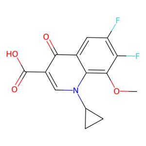 aladdin 阿拉丁 C179477 1-環(huán)丙基-6,7-二氟-8-甲氧基-4-氧代-3-喹啉羧酸 112811-72-0 95%