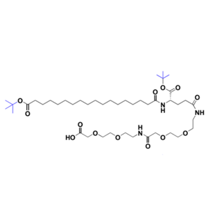 tBuO-Ste-Glu(AEEA-AEEA-OH)OtBu