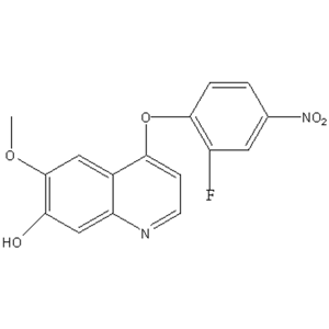 6-甲氧基-7-羥基-4-對(duì)硝基鄰氟苯氧基 喹 啉