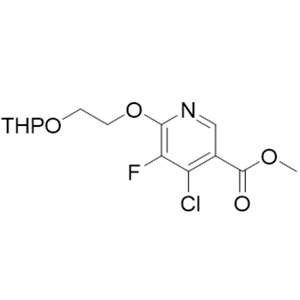 4-氯-5-氟-6-[2-[(四氫- 2h -吡喃-2-基)氧]乙氧基]- 3-吡啶羧酸甲酯