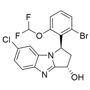 （1R，3S）-1-（2-溴-6-（二氟甲氧基）苯基）-7-氯-2,3-二氫-1H-苯并[d]吡咯并[1,2-a]咪唑-3-醇-1