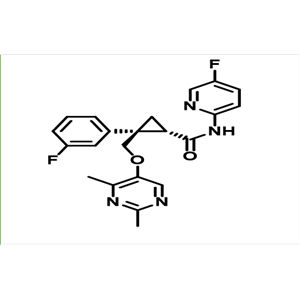 （1S，2S）-2-（（（2,4-二甲基嘧啶-5-基）氧基）甲基）-2-（3-氟苯基）-N-（5-氟吡啶-2-基）環(huán)丙烷-1-甲酰胺