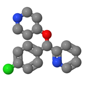 2-[(4-氯苯基)(4-哌啶基氧基)甲基]吡啶；122368-54-1