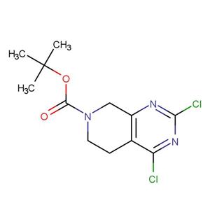 2,4-二氯-5,6-二氫吡啶并[3,4-d]嘧啶-7-甲酸叔丁酯；916420-27-4