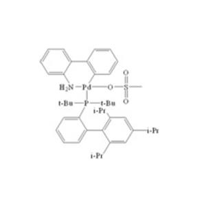 甲烷磺酸(2-二叔丁基膦基-2',4',6'-三異丙基-1,1'-聯(lián)苯基)(2'-氨基-1,1'-聯(lián)苯-2-基)鈀(II) tBuXPhos Pd G3