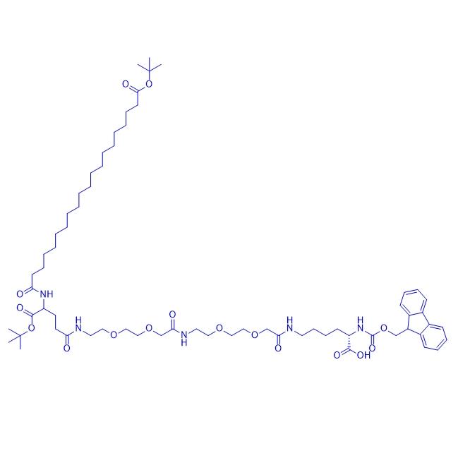 Fmoc-L-Lys[C20-OtBu-Glu(OtBu)-AEEA-AEEA]-OH 2460751-66-8.png