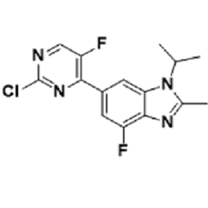 	6-(2-氯-5-氟-嘧啶-4-基)-4-氟-1-異丙基-2-甲基-1H-苯并咪唑