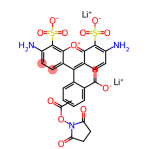 222164-96-7，AF488 NHS，AF 488 NHS活化酯，有獨特的熒光量子效率